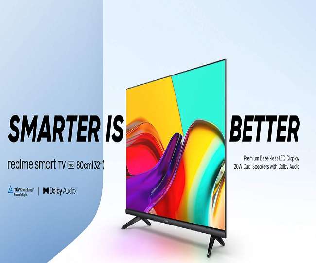 Realme Smart TV Neo डॉल्बी ऑडियो के साथ भारत में हुआ लॉन्च जानिए कीमत