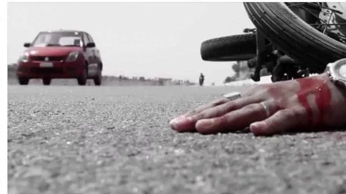 सिरसा में नेशनल हाइवे पर किंगरे रोड पर पैदल घर लौट रहे युवक को अज्ञात वाहन ने मारी टक्कर, मौत