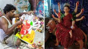 Durga Puja 2022 मेरठ में नवरात्र और दुर्गा पूजा के लिए तैयारियां जोरों पर चल रही है।