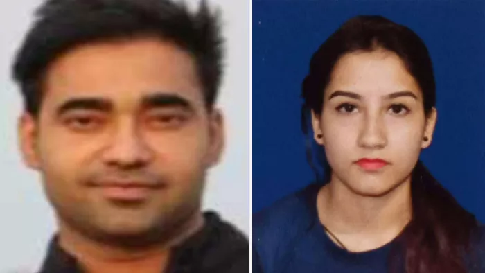 Ankita Murder Case : आरोपित पुल्कित आर्या और अंकिता भंडारी। फाइल फोटो