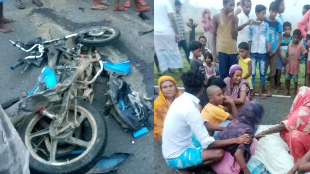 Sahibganj News: दुर्गापुर गांव में सड़क पर पड़े दो शव देख मचा हड़कंप, पास ही पड़ी थी टूटी-फूटी बाइक