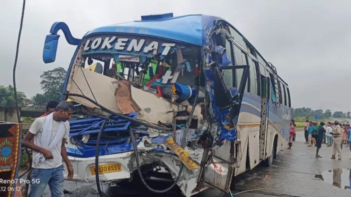 लखीमपुर खीरी से देहरादून जा रही बस पलटी, 30 यात्री घायल (फाइल फोटो)