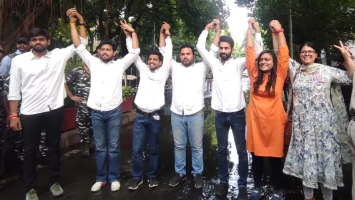 डूसू में जीत से उत्साहित भाजपा ने कहा- ये आइएनडीआइए की पहली हार