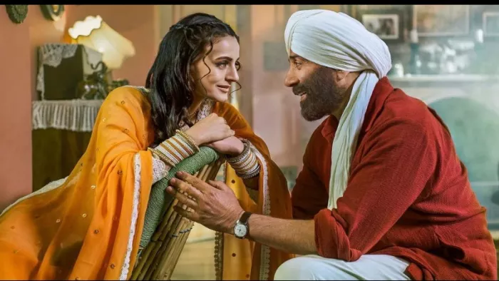 Sunny Deol and Ameesha Patel in Gadar 2