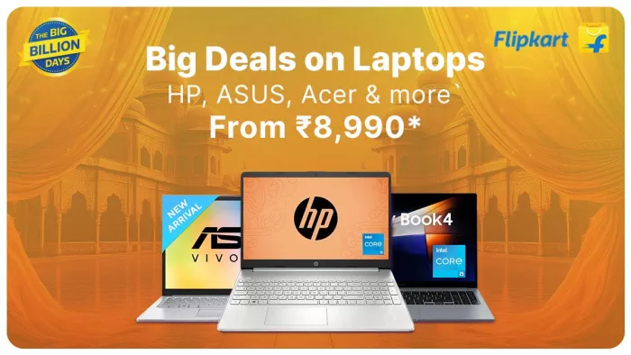 Flipkart Big Billion Days 2024 लैपटॉप की बेस्ट डील्स
