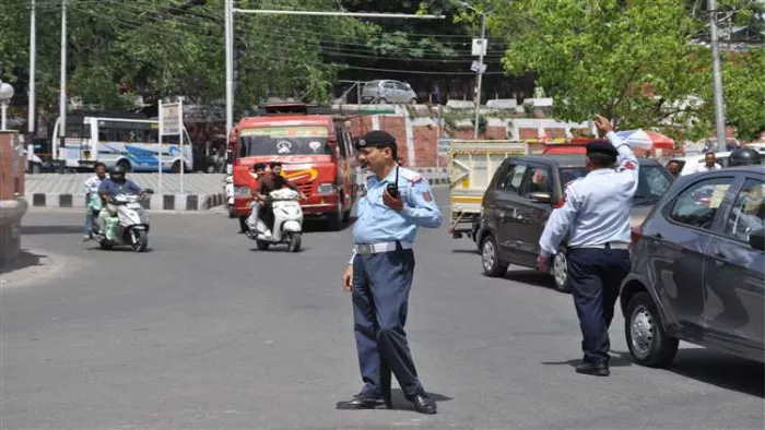 रावण दहन कार्यक्रम को देखते हुए यातायात व्यवस्था में व्यापक बदलाव। फाइल फोटो