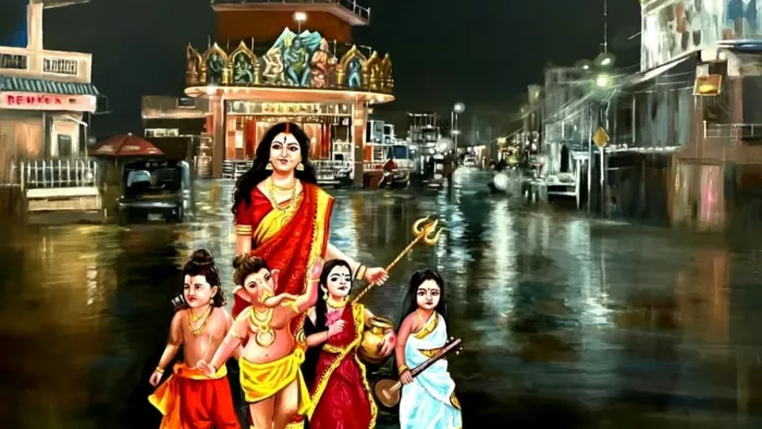 मां दुर्गा के फोटो को लेकर सुर्खियों में कुलदीप वर्मा। (जागरण फोटो)
