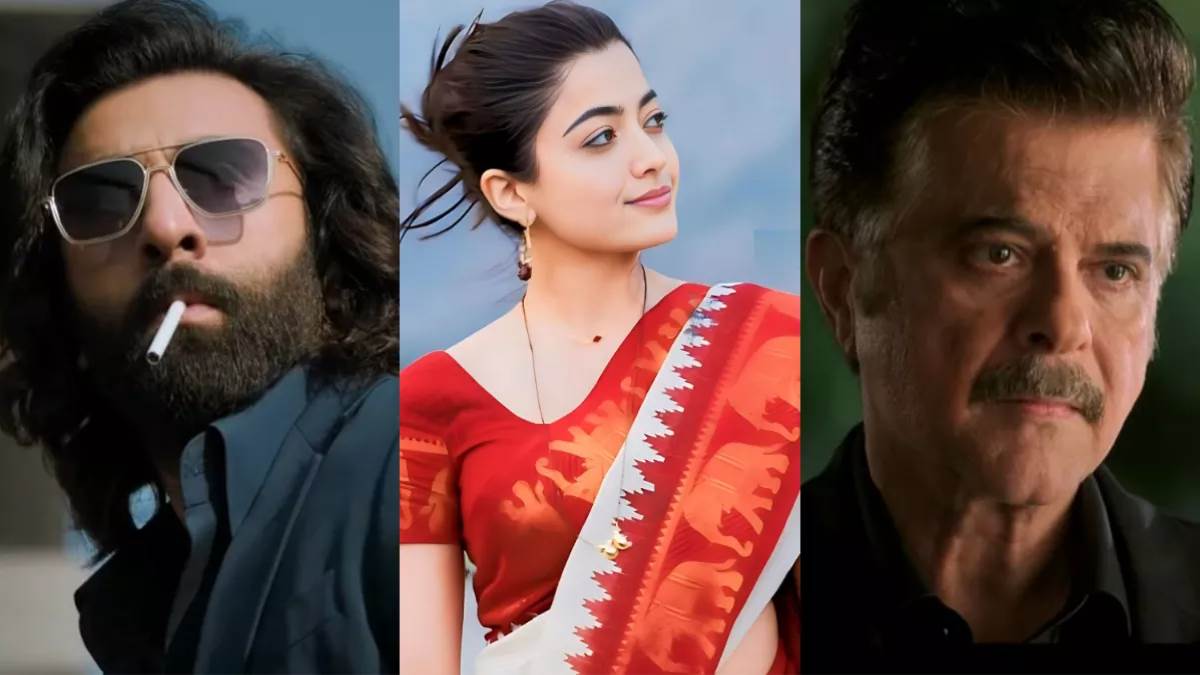 animal ranbir kapoor rashmika mandanna bobby deol starrer teaser played on times square on dusshera2023