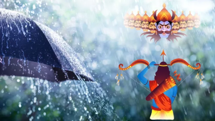 Jharkhand Weather: आज जलने से पहले भीग सकता है रावण, मौसम साथ देने के मूड में नहीं; अलर्ट जारी