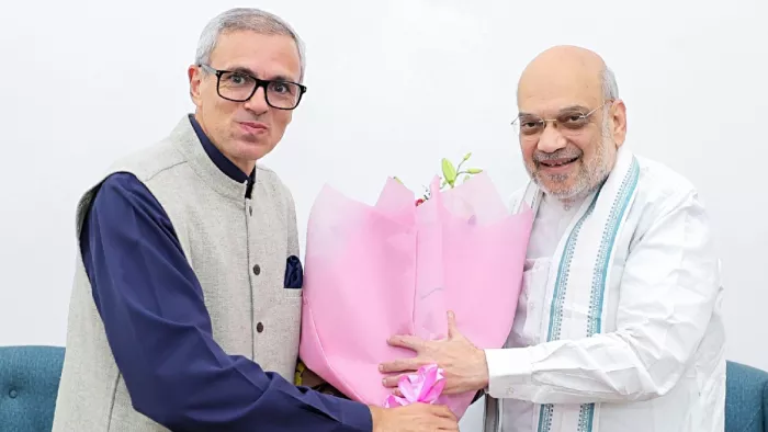 मुख्यमंत्री उमर अब्दुल्ला ने नई दिल्ली में केंद्रीय गृह मंत्री अमित शाह से भेंट की।