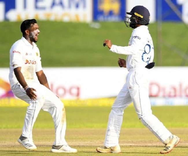 sri lanka vs west indies 1st day 4 west indies 6 wicket down need 296 runs to win
