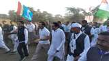 राहुल गांधी की भारत जोड़ो यात्रा बुधवार को मध्य प्रदेश के बुरहानपुर में प्रवेश कर गई।