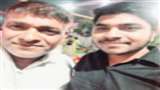 पिता सुभाष के साथ बेटा नितेश। नितेश