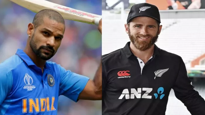 IND vs NZ ODI: केन विलियमसन और शिखर धवन (डिजाइन फोटो)