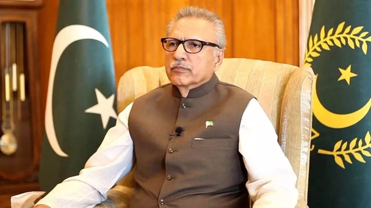israel hamas war pakistani president dr arif alvi reversed his one nation solution stance on palestine problem