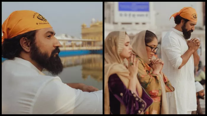 विक्की कौशल ने स्वर्ण मंदिर में मत्था टेका (Photo Credit: Instagram)