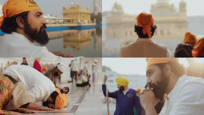 अमृतसर के गोल्डन टेंपल में नतमस्तक हुए विक्की कौशल