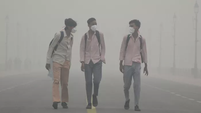 गुरुग्राम में प्रदूषण अभी भी नहीं है कम।