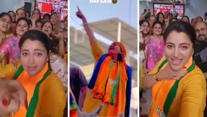 Maharashtra Election Result: बडनेरा सीट से नवनीत राणा के पति ने जीत हासिल की।(फोटो सोर्स: सोशल मीडिया)