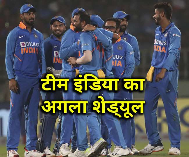 Team India to be play 10 International Match in January 2020 against Sri Lanka Australia and New Zealand