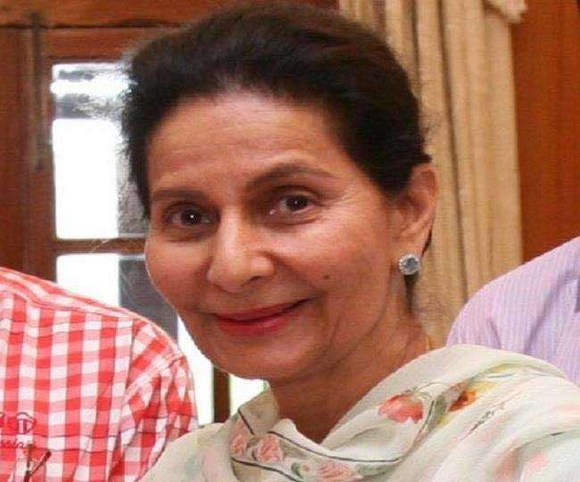 कैप्टन अमरिंदर सिंह की पत्नी परनीत कौर की फाइल फोटो।