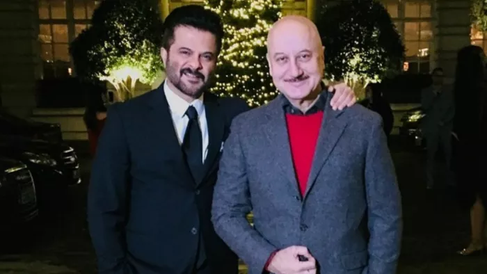 Anupam Kher wished Anil Kapoor on his birthday shared old photos with best friend.