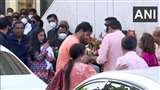 Isha Ambani arrives at her Mumbai (Jagran File Photo)
