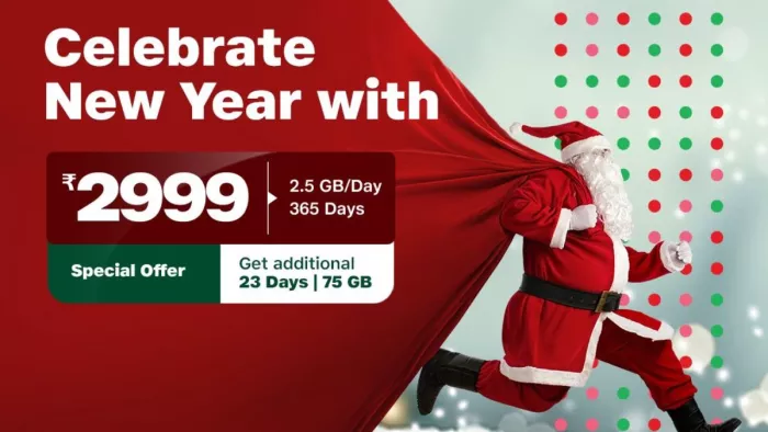 Jio added extra data benefits in its yearly plan of Rupees 2999