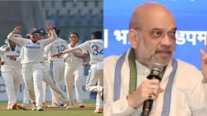भारतीय महिला टीम ने ऑस्ट्रेलिया के खिलाफ एकमात्र टेस्ट में शानदार जीत हासिल की। फोटो- एक्स