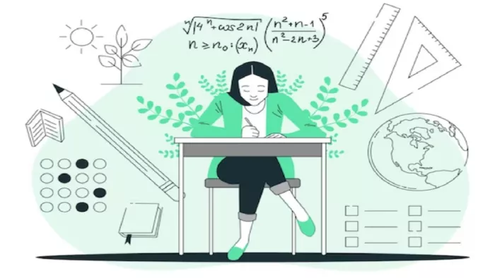 Exam Tips: बोर्ड एग्जाम तैयारी के इस तरह से रखें खुद का ख्याल। (image- freepik)