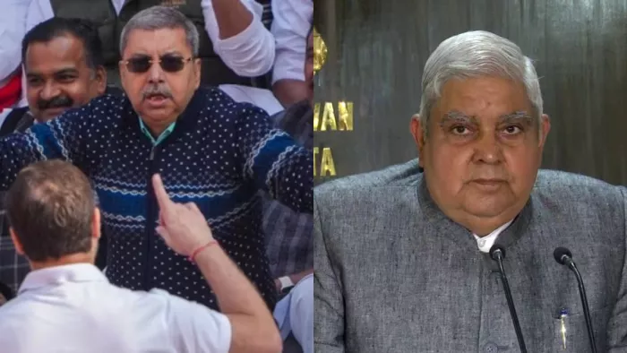 बंगाल में टीएमसी सांसद कल्याण बनर्जी ने फिर उतारी उपराष्ट्रपति धनखड़ की नकल (Image: Jagran)