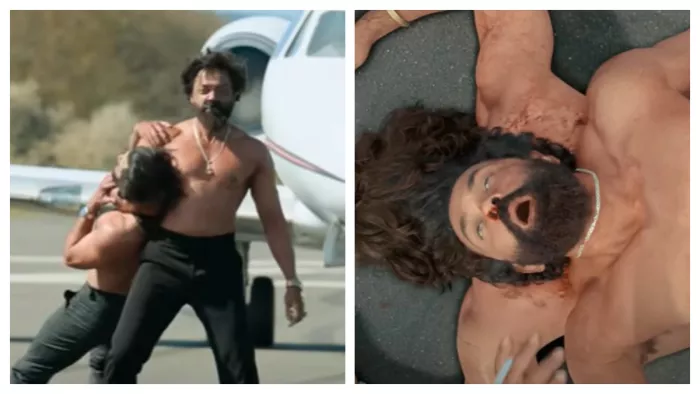 Still Image of Ranbir Kapoor and Bobby Deol from Animal