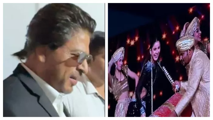Shah Rukh Khan and Shehnaaz Gill from Umang 2023 Event