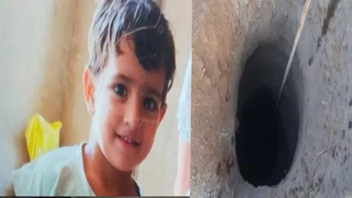 Rajasthan Borewell Rescue: 3 साल की चेतना बोरवेल में फंसी (फोटो- सोशल मीडिया)