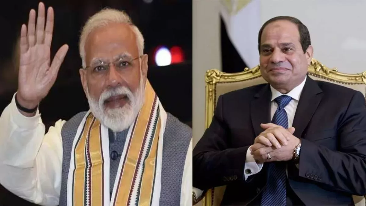 India-Egypt: मिस्र के राष्ट्रपति और पीएम मोदी की शिखर वार्ता आज (फाइल फोटो)
