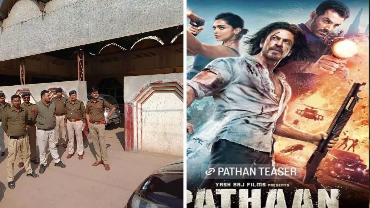 Pathan Film Row: छत्तीसगढ़ में पठान फिल्म का विरोध, सिनेमाघरों के बाहर तैनात किए गए पुलिसकर्मी