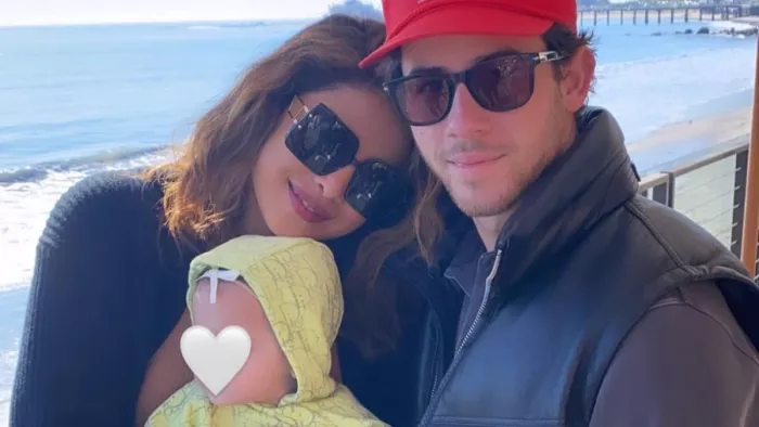 Priyanka Chopra Daughter Malti Sit at Beach Enjoying Sunset Citadel Actress Shares an Adorable Photo/Photo Credit/Instagram
