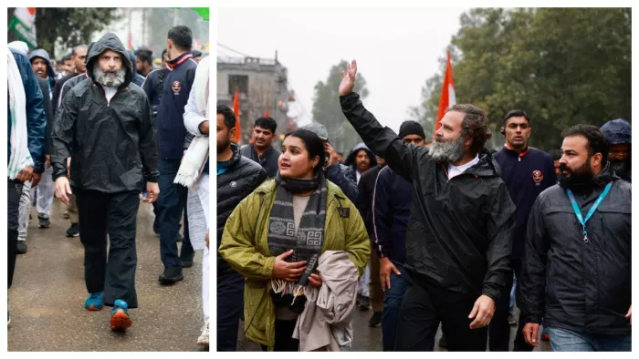 बारिश और भूस्खलन के कारण राहुल गांधी की भारत जोड़ो यात्रा रुकी