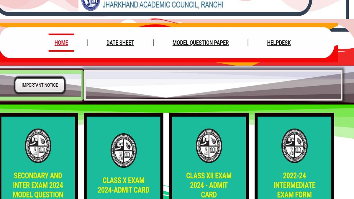 Jharkhand Board Admit Card 2024 10वीं, 12वीं बोर्ड परीक्षाओं के लिए