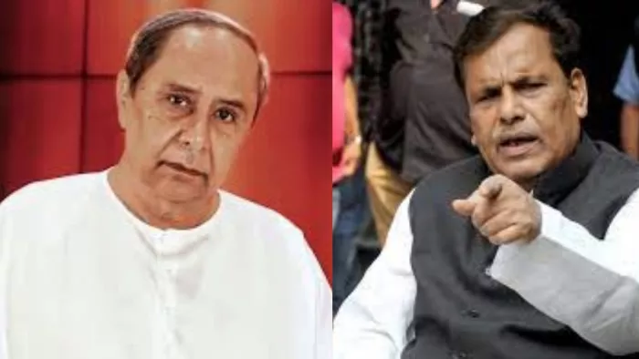 नवीन पटनायक और श्रीकांत जेना की फाइल फोटो।