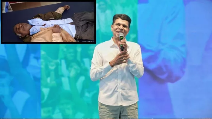वीके पांडियन के काफिले की गाड़ी से टकराकर अधेड़ की मौत।