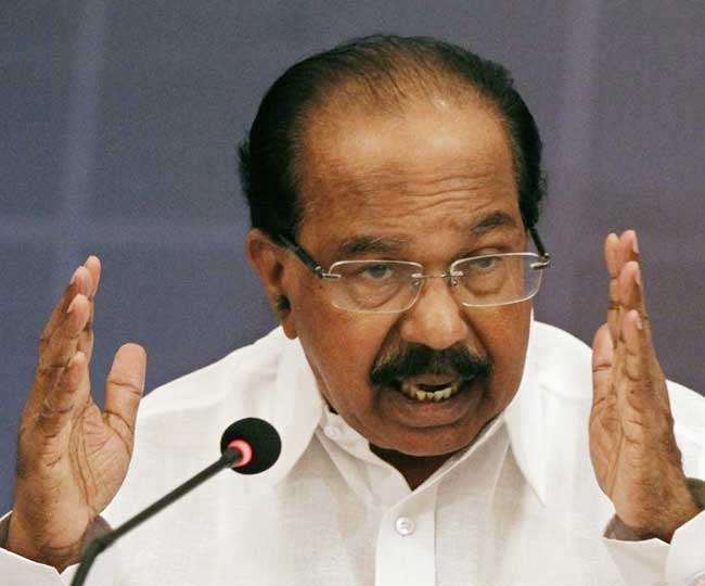 people will reply to bjp in upcoming election in puducherry says congress leader veerappa moily
