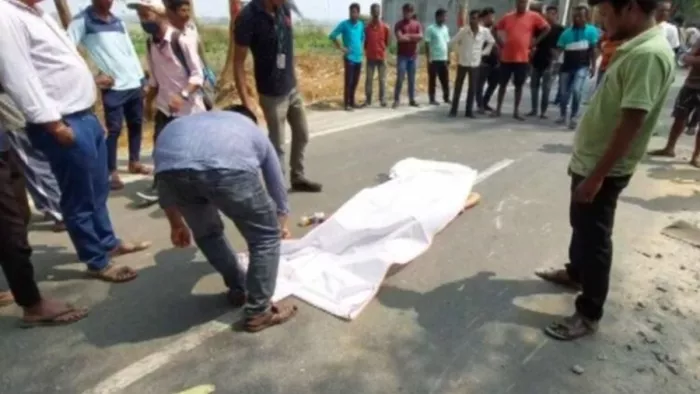 Odisha के जाजपुर में हाइवा की टक्कर से एक महिला की मौत