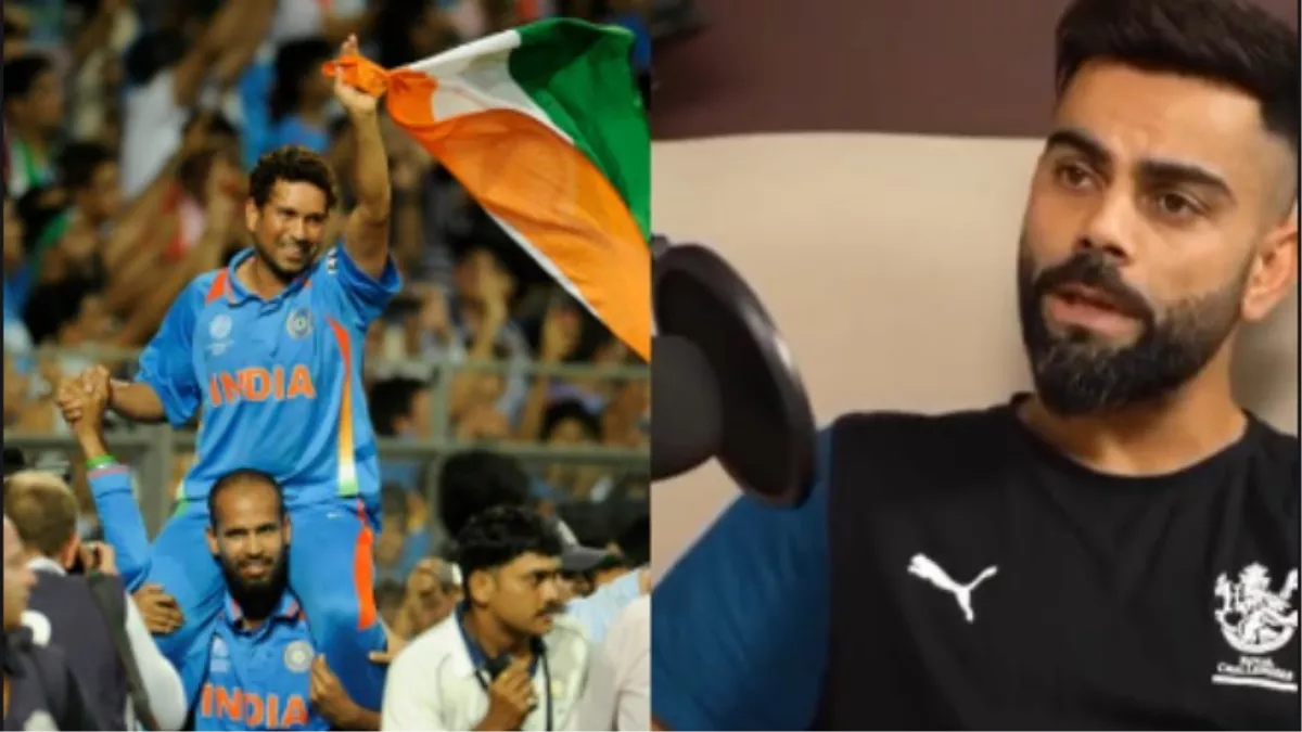 'सचिन पाजी ने छह में से एक बार जीता वर्ल्ड कप, मैंने पहली बार में ही', Virat Kohli ने दिया चौंकाने वाला बयान
