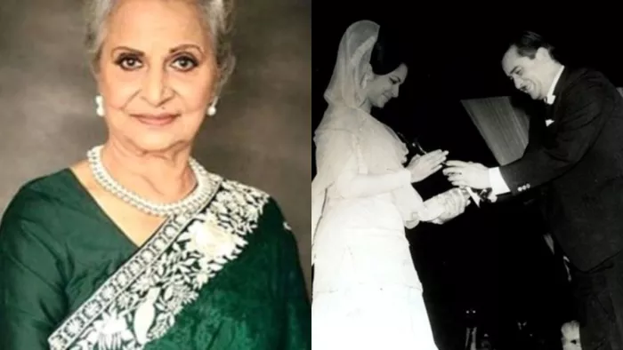 File Photo of Waheeda Rehman and Raj Kapoor. Photo Credit: Movies N Memories