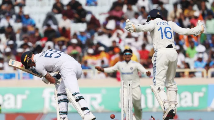 IND vs ENG: बेन स्टोक्स को कुलदीप यादव ने किया क्लीन बोल्ड।