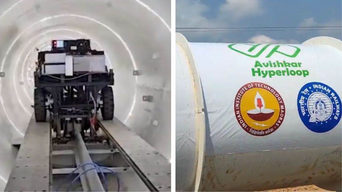 trains will run at the speed of sound iit madras has prepared the first prototype hyperloop track what did the railway minister say