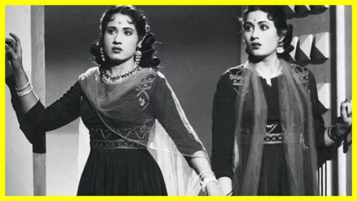 मधुबाला और उनकी छोटी बहन (फोटो क्रेडिट- फेसबुक)
