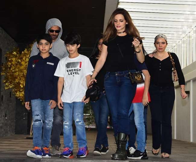 India Lockdown For 21 days Ex Wife sussanne khan returned to hrithik roshan  house because of lockdown in country