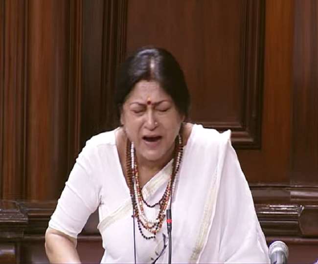 राज्यसभा में फूट-फूटकर रोईं भाजपा सांसद रूपा गांगुली